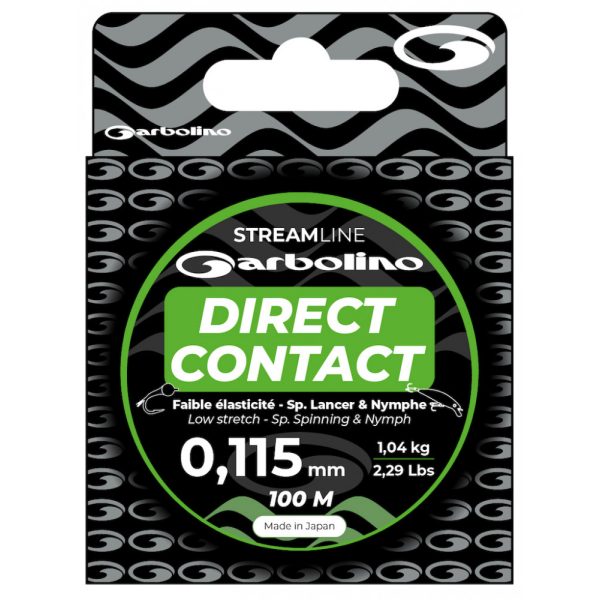 Garbolino - STREAMLINE TOC CONTACT - 100M - Hauptschnur - Monofile Schnur - Forellenschnur