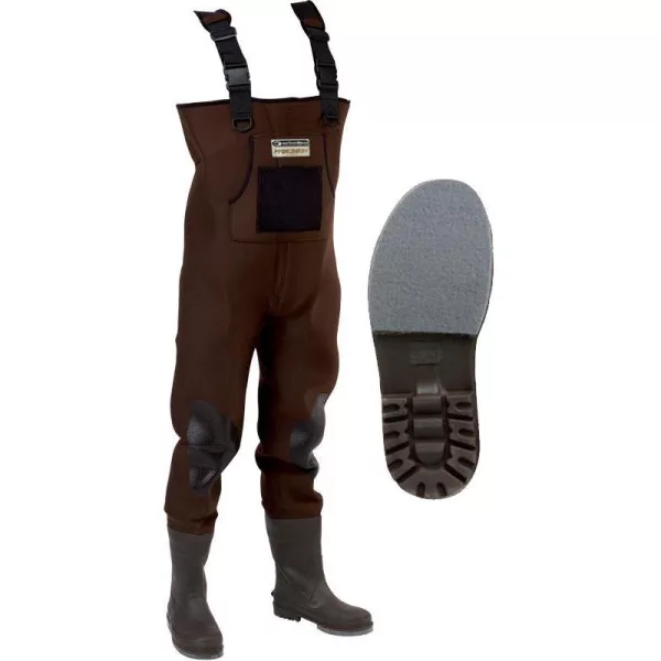 Garbolino - WATHOSEN NEO PRECISION PRO - GEMISCHTE SOHLEN 44-45 - Brustwathosen - Neoprenwathosen
