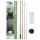 FLY COMBO 86 - #4/5 - ROD + REEL + FLY LINE + BOX + 6 FLIES + CONICAL RIG + LINE CUTTER + NYLON SPOOL Fliegenrute