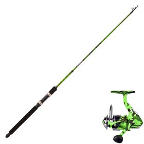 Garbolino Rod Jungle Telespin Rute 1,8m und Rollen Set