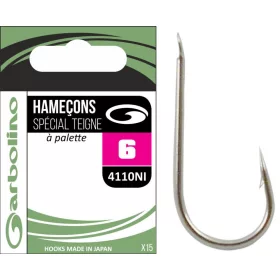   Garbolino - STREAMLINE TROUT HOOKS 4110NI - Spinn-/Offset-Haken - Forellenhaken - Widerhaken, Plättchenhaken