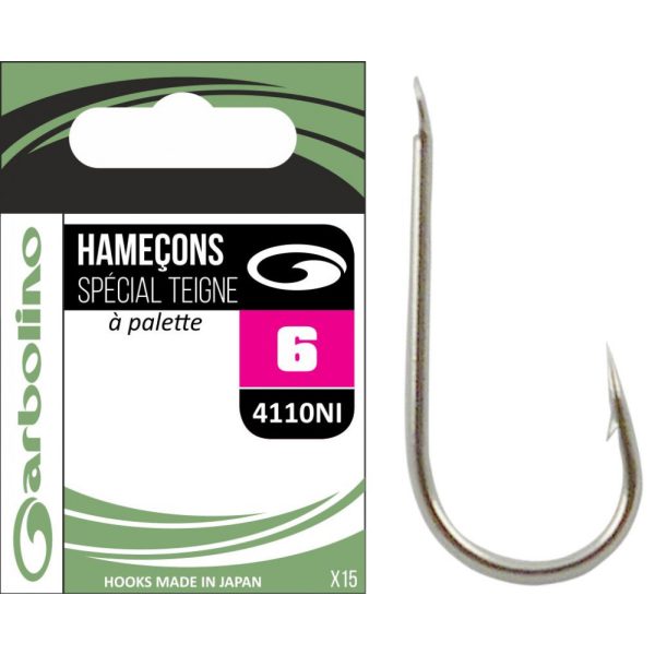Garbolino - STREAMLINE TROUT HOOKS 4110NI - Spinn-/Offset-Haken - Forellenhaken - Widerhaken, Plättchenhaken
