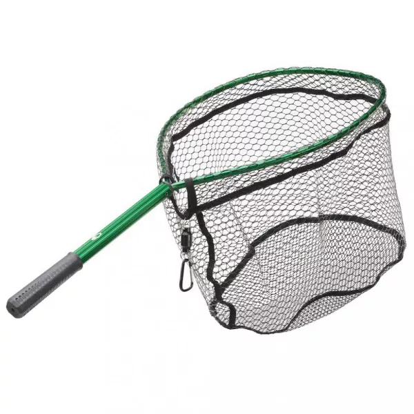 Garbolino - RAQUETTE FIXED HANDLE/RACQUET + MAGNET - Kescherstiel mit Netz - Spinnfisch-Kescher - Forellenkescher