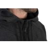 Matrix Charcoal Marl Zip Hoody Pullover L