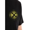 Matrix Large Fade Logo Schwarz-Lime T-Shirt M