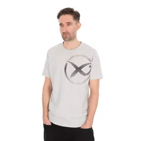 Matrix Large Mesh Logo Graues T-Shirt 3XL