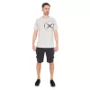 Matrix Large Mesh Logo Graues T-Shirt 3XL