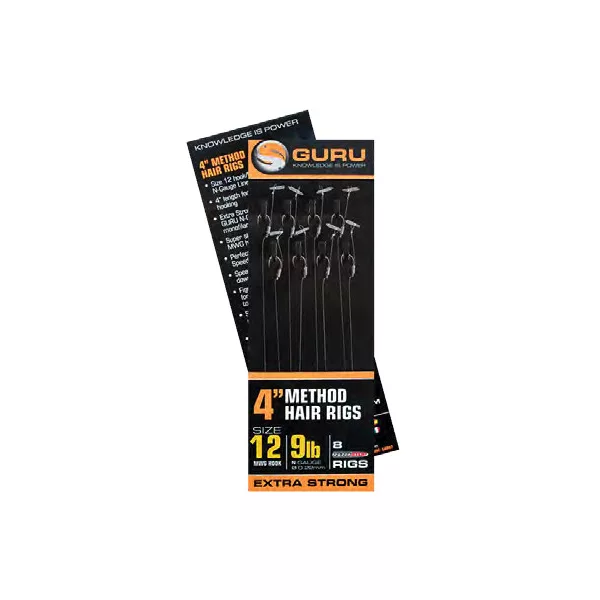 Guru Speedstop Ready Rigs 4 vorgebundener Haken - 10 cm - 16 MWG - 7lb - 0,19mm