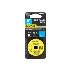   Matrix MXC-3 16 Widerhakenlos, mit Öhr 2,4kg 45cm Vorgebundener Haken 8 Stk.