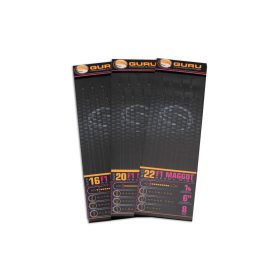   Guru F1 Maggot Hook Rig 22 Ösen, widerhakenloser, vorgebundener Monofilhaken 8 Stk.