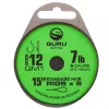 Guru QM1 Standard Hair 15 Größe 10 (0.19mm) vorgebundener Haken