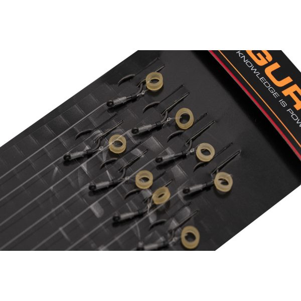 Guru SMWG Bait Bands 14 Geöhrter, widerhakenloser Monofil Fertighaken 8 Stk.