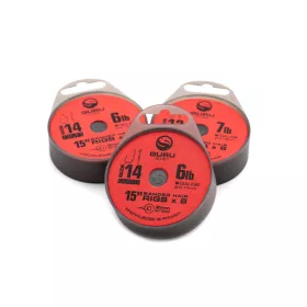   Guru SMWG Bait Bands 14 Geöhrter, widerhakenloser Monofil Fertighaken 8 Stk.