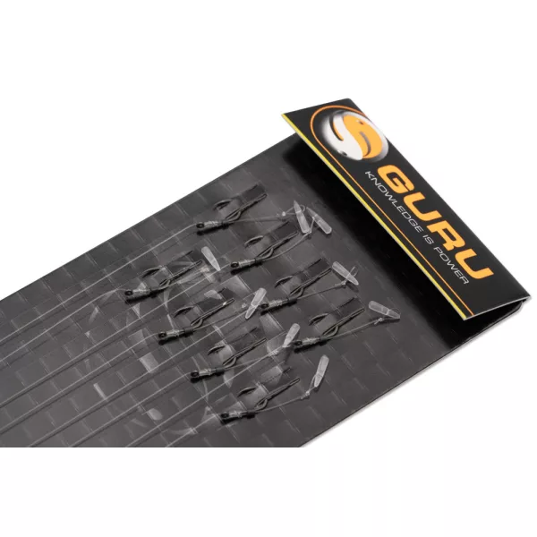 Guru SMWG Speed Stop Rig 14 Geöhrter, widerhakenloser Monofil Fertighaken 8 Stk.