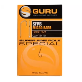 Guru Super Fine Pole Hakengröße 24 (Barbed/Spade End)