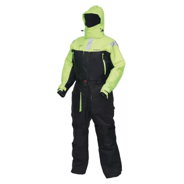 Kinetic Guardian Flotation Suit Black Lime Thermoanzug S