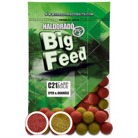   Haldorádó Big Feed C21 Boilie Erdbeer-Ananas 700gr 24mm Bojli