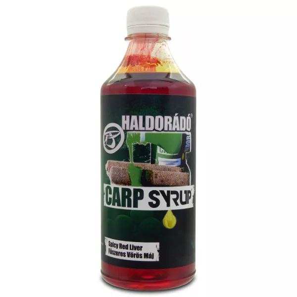 Haldorádó Carp Syrup Würzige Rote Leber 500ml Aroma, Flüssigkeit