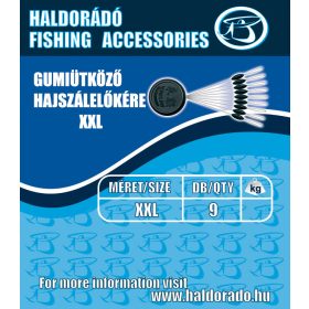 Haldorádó Gummistopper für Haarvorfach XXL 9Stk