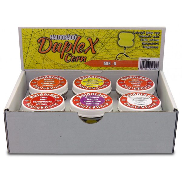 Haldorádó DupleXCorn Gemischt 8-8 Stück/Box 10x9x9,5mm Gummimais