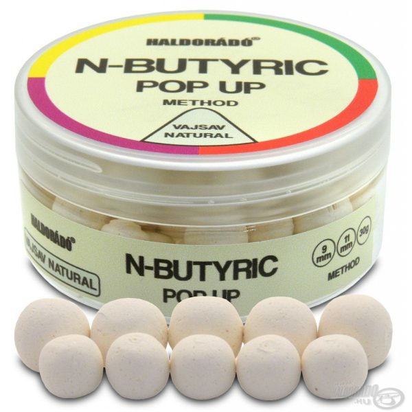 Haldorádó N-Butyric Pop Up Method 9, 11 mm - Buttersäure Natural