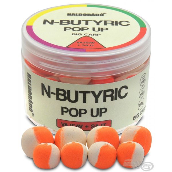 Haldorádó N-Butyric Pop Up Big Carp 13, 17 mm - Buttersäure + Käse