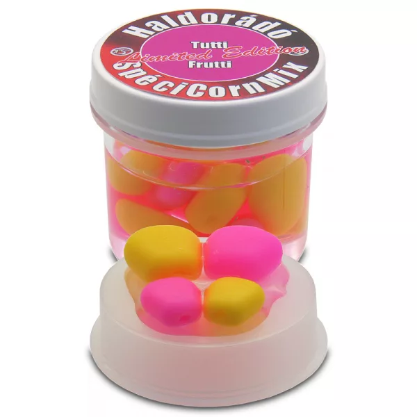 Haldorádó SpéciCorn MIX Limited Edition Tutti-Frutti 16 Stk./Tiegel 10-15mm Gummimais