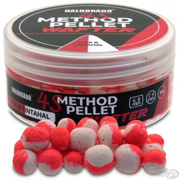 Haldorádó 4S Method Pellet Wafter 6, 8 mm - Erdbeere & Tintenfisch
