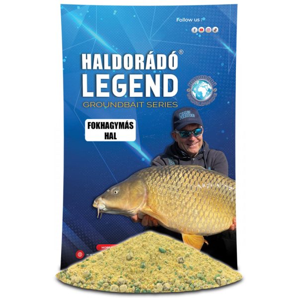 Haldorádó Legend Groundbait Knoblauch-Fisch 800gr Lockfutter