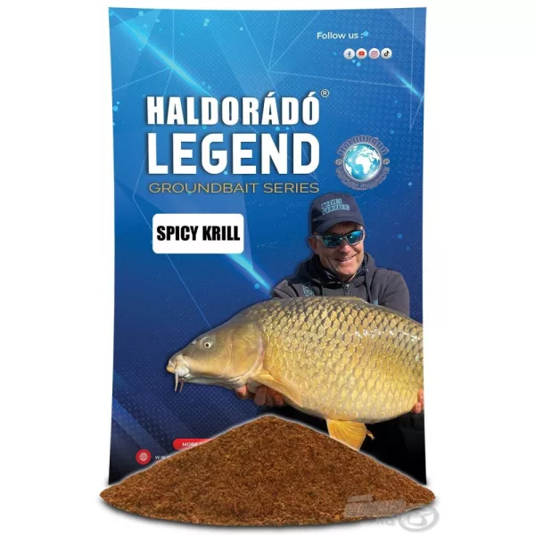 Haldorádó LEGEND Groundbait - Würziger Krill 800gr