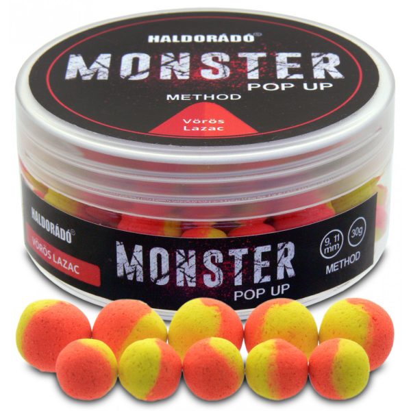 Haldorádó Monster Pop Up Method Roter Lachs 30gr 9-11mm