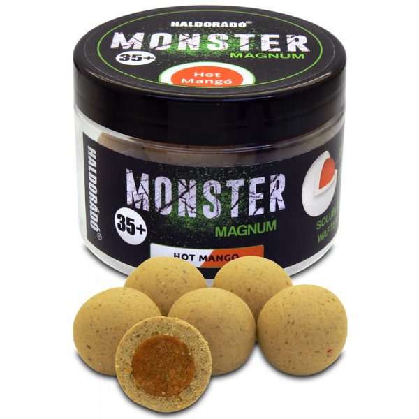 Haldorádó Monster Magnum Hot Mango 200gr 35mm Sinkender Hakenköder