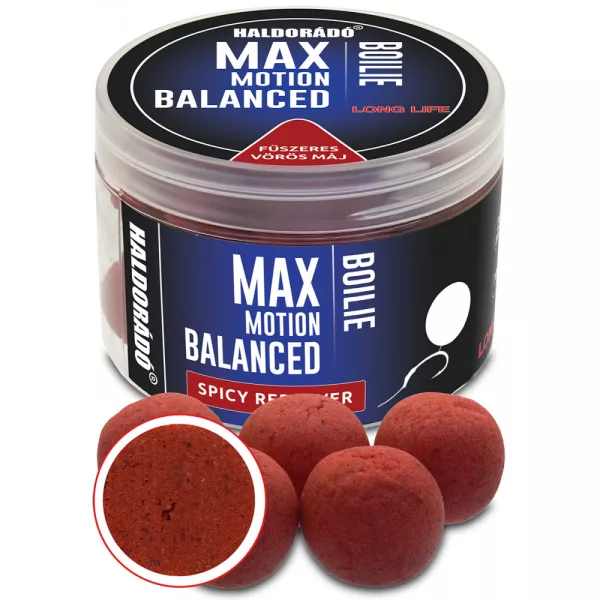 Haldorádó Max Motion Boilie Balanced Würzige Rote Leber 70gr 20mm Boilie