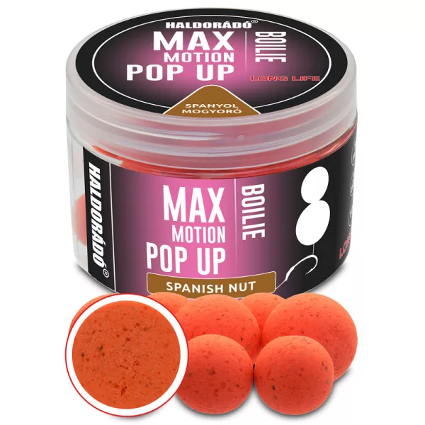 Haldorádó Max Motion Boilie Pop Up Spanische Erdnuss 50gr 16-20mm Bojli