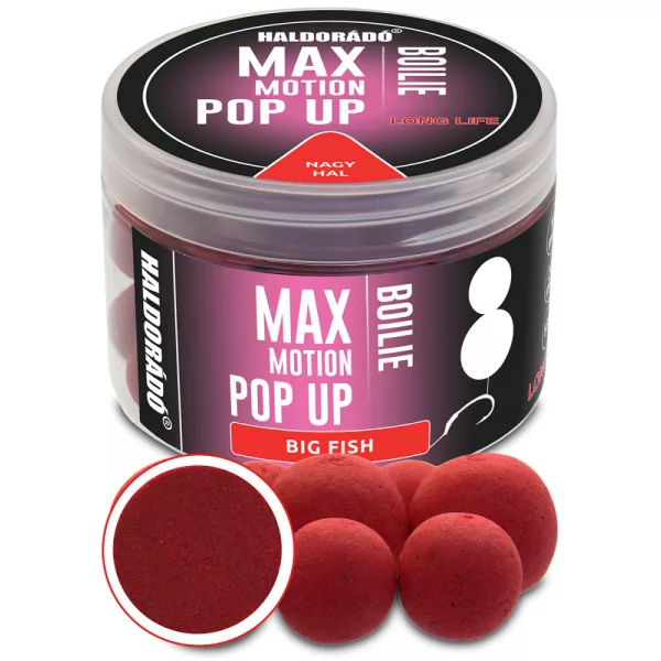 Haldorádó Max Motion Boilie Pop Up Großer Fisch 50gr 16-20mm Bojli