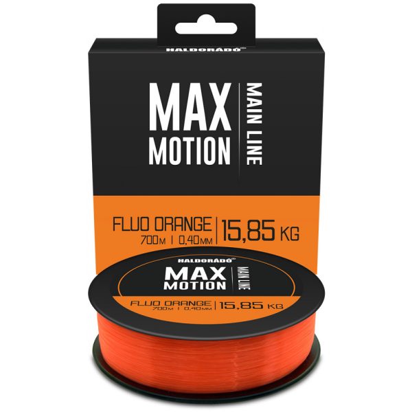 Haldorádó Max Motion 0,40mm 700m Monofile Hauptschnur - Fluo Orange