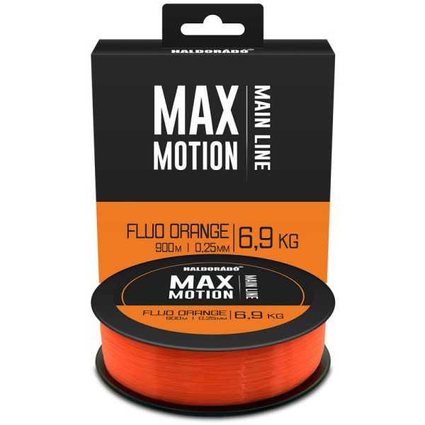 Haldorádó Max Motion 0,25mm 900m Monofile Hauptschnur - Fluo Orange