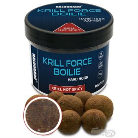   Haldorádó Krill Force Boilie Hard Hook Wafter 16, 20 mm Krill Hot Spicy Hakenboilie 70gr