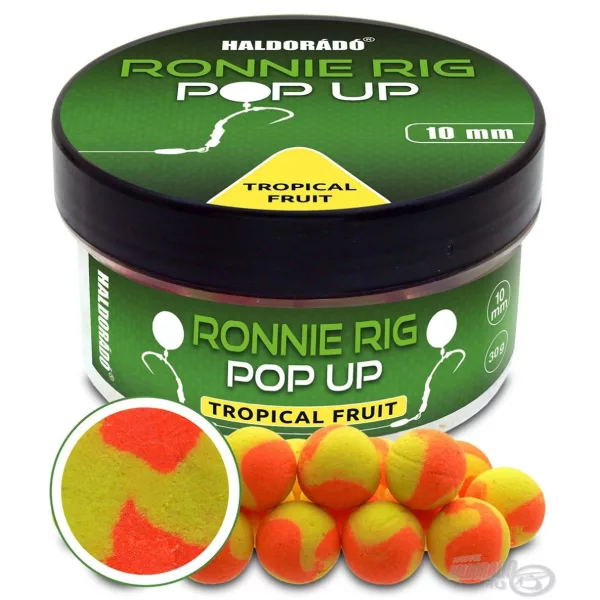 Haldorádó Ronnie Rig Pop Up Tropical Fruit 10mm Köderboilie 30gr