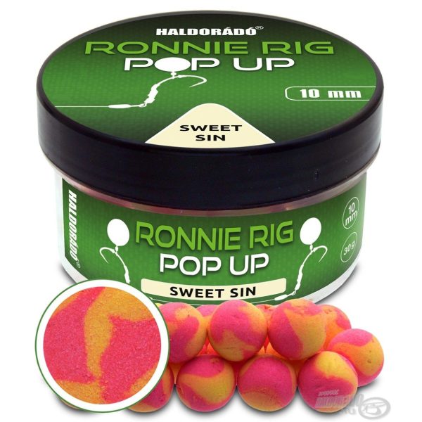 Haldorádó Ronnie Rig Pop Up Sweet Sin 10mm Köderboilie 30gr