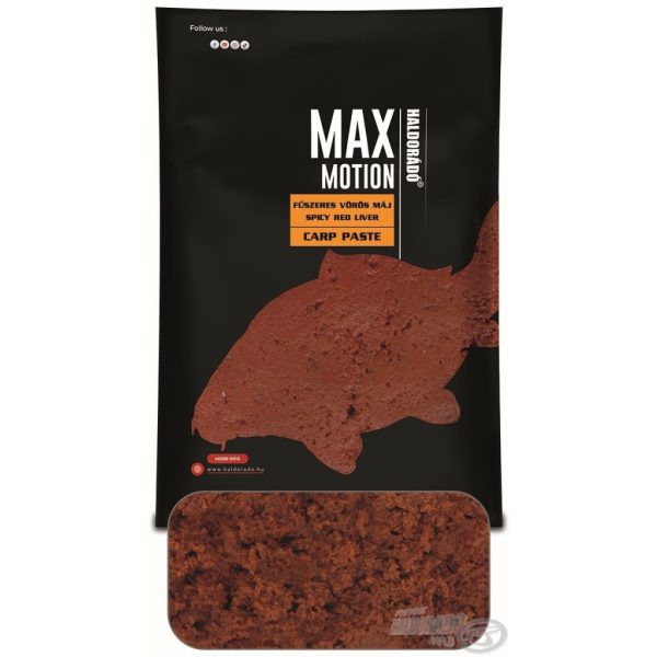 Haldorádó Max Motion Carp Paste Würzige Rote Leber Paste 600gr