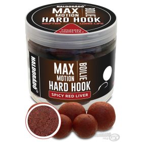   Haldorádó Max Motion Boilie Hard Hook Wafter 16, 20mm Würzige Rote Leber Köder-Boilie 100gr