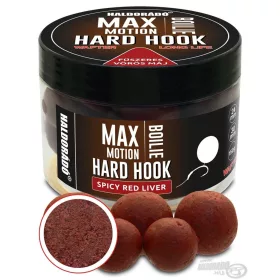   Haldorádó Max Motion Boilie Hard Hook Wafter 24, 30mm Würzig-Rote Leber Köderboilie 150gr