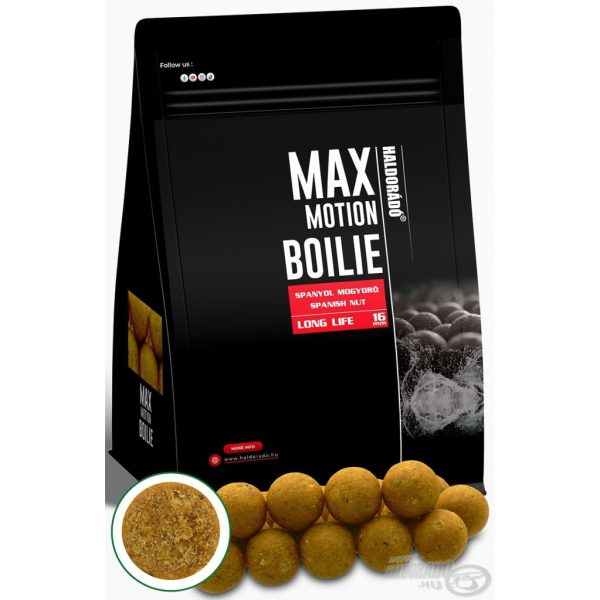 Haldorádó Max Motion Boilie Long Life 16mm Spanische Erdnuss Boilie 800gr