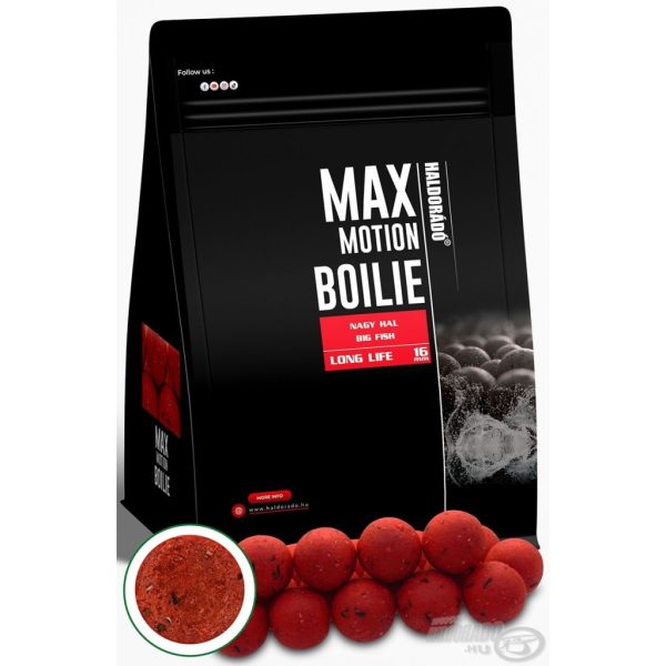 Haldorádó Max Motion Boilie Long Life 16mm Großfisch Boilie 800gr