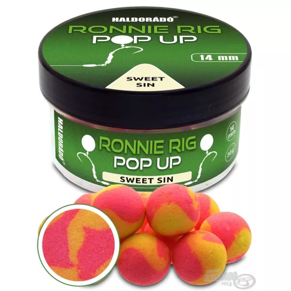 Haldorádó Ronnie Rig Pop Up Sweet Sin 14mm Köder Boilie 30gr