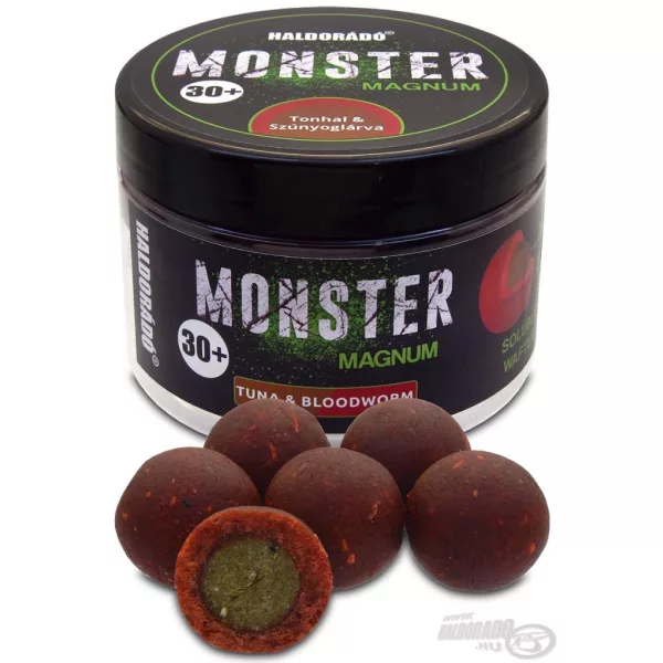 Haldorádó Monster Magnum 30+mm Thunfisch & Mückenlarven Sinkender Hakenköder 70gr