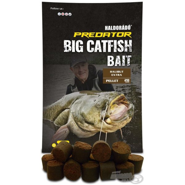 Haldorádó Catfish Bait Pellet 28mm Halibut Extra Wels Pellet 1kg