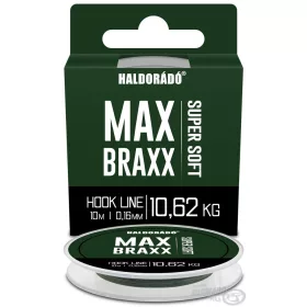   Haldorádó Max Braxx Super Soft Hook Line 0,16mm 10m Geflochtene Vorfachschnur