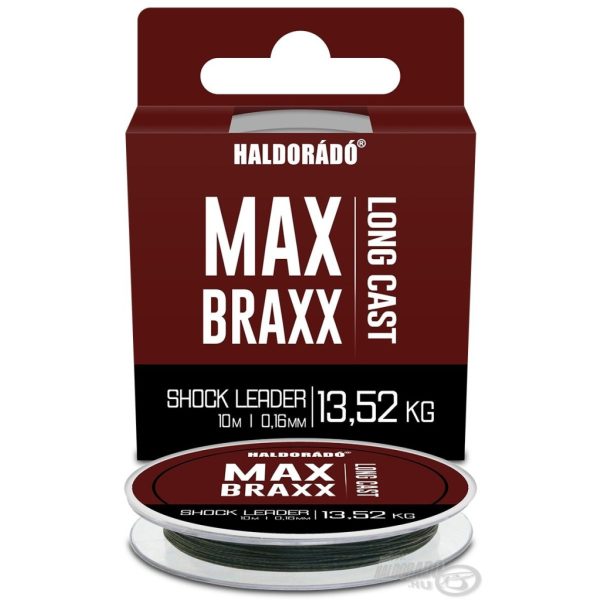 Haldorádó Max Braxx Long Cast Shock Leader 0,16mm 10m Geflochtene Vorfachschnur